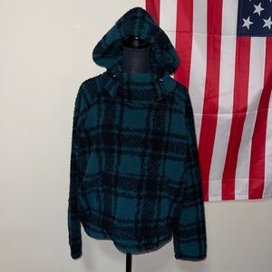 VSPINK Sherpa Cropped Hoodie